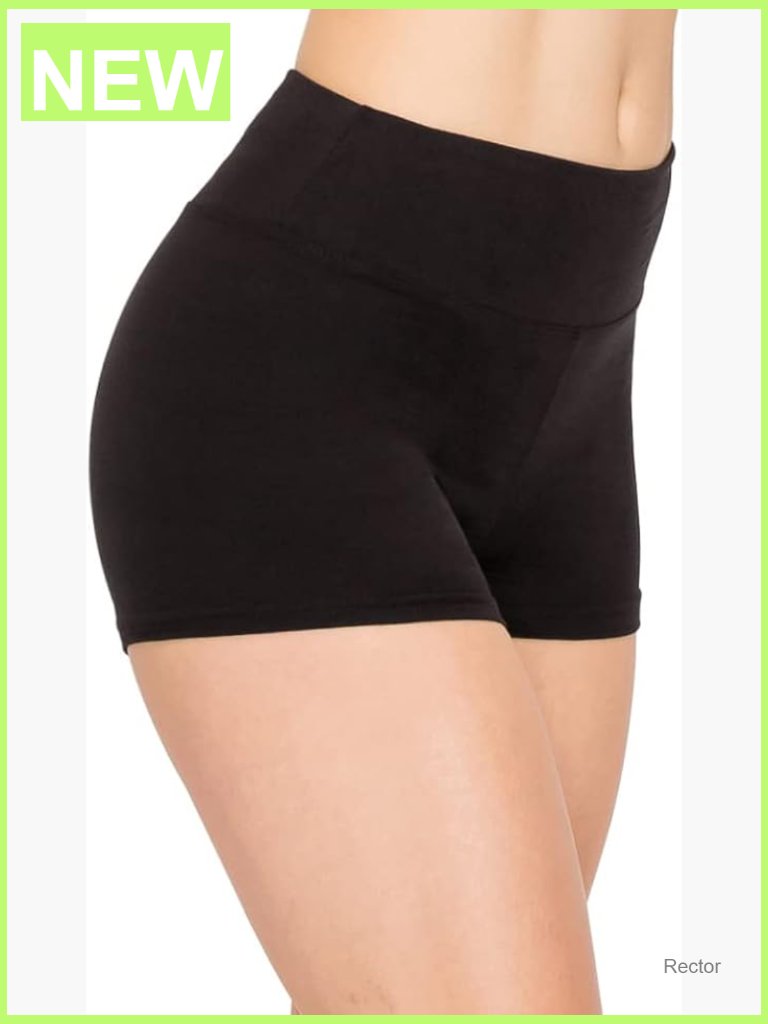 High Waisted Biker Shorts For Women - Yoga, Running & Under Dress Anti-Chafe